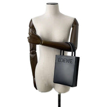 Load image into Gallery viewer, LOEWE Standard A5 Tote Bag Black A933S30X01 Calf Leather
