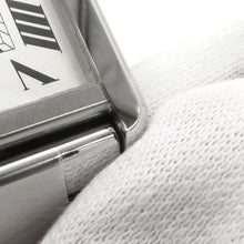 将图像加载到图库查看器中，CARTIER Tank Solo XL H40.5mm×W31mm Stainless Steel Silver Dial W5200028
