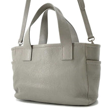 Load image into Gallery viewer, MIUMIU Logo 2WAY Handbag Gray 5BA212 Leather
