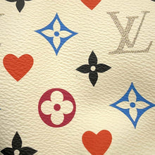 将图像加载到图库查看器中，LOUIS VUITTON Neverfull BlancM57462 Monogram / GameOn Size MM
