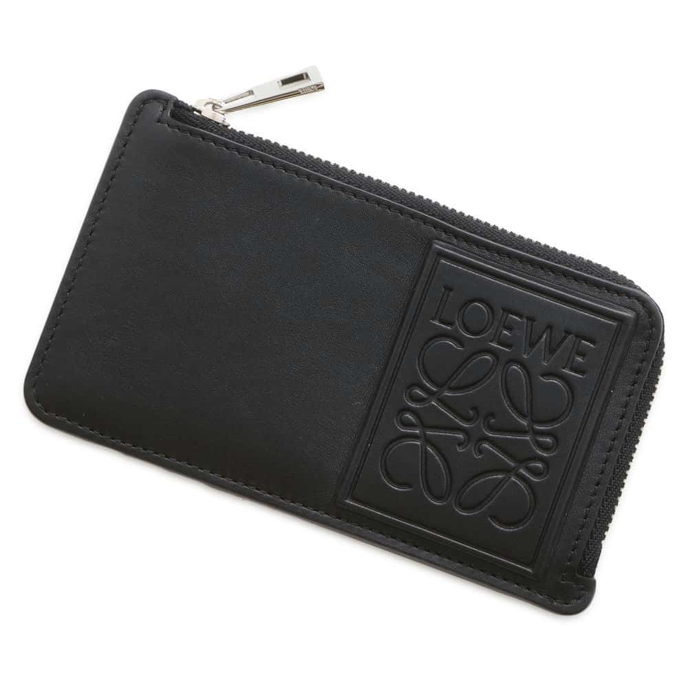 LOEWE Anagram Fragment Case Black C565Z40X03 Leather