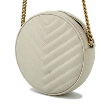 将图像加载到图库查看器中，SAINT LAURENT PARIS Vinil ChainShoulder Bag Ivory610436 Leather
