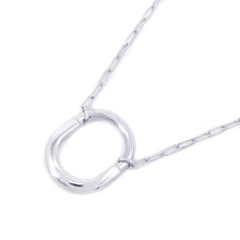 Load image into Gallery viewer, TIFFANY&amp;Co. TIFFANY&amp;Co.Padlock Pendant Size Medium72342275 18K White Gold
