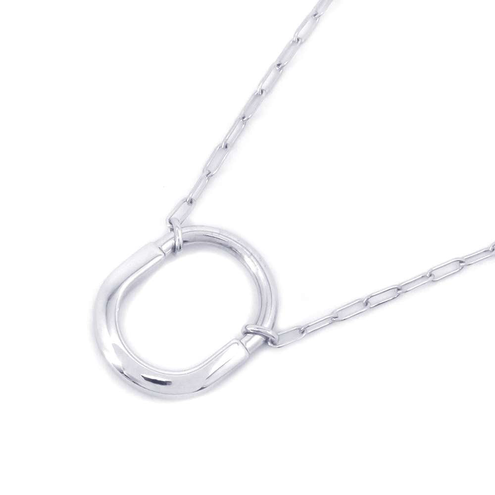 TIFFANY&Co. TIFFANY&Co.Padlock Pendant Size Medium72342275 18K White Gold