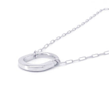 Load image into Gallery viewer, TIFFANY&amp;Co. TIFFANY&amp;Co.Padlock Pendant Size Medium72342275 18K White Gold
