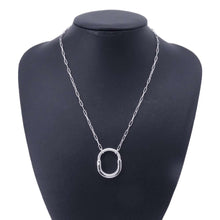 Load image into Gallery viewer, TIFFANY&amp;Co. TIFFANY&amp;Co.Padlock Pendant Size Medium72342275 18K White Gold
