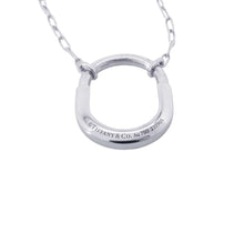 Load image into Gallery viewer, TIFFANY&amp;Co. TIFFANY&amp;Co.Padlock Pendant Size Medium72342275 18K White Gold
