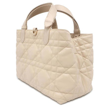 将图像加载到图库查看器中，Dior TuJules Macro Cannage Bag Beige M2821OSHJ Calf Leather Size Medium
