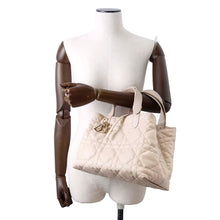 将图像加载到图库查看器中，Dior TuJules Macro Cannage Bag Beige M2821OSHJ Calf Leather Size Medium
