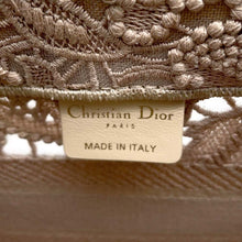 将图像加载到图库查看器中，Dior Book Tote Lace Beige/Black M1265ZSEL Canvas Size Small
