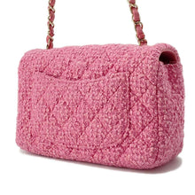 Load image into Gallery viewer, CHANEL Mini Matelasse ChainShoulder Bag Pink A69900 Tweed
