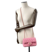 Load image into Gallery viewer, CHANEL Mini Matelasse ChainShoulder Bag Pink A69900 Tweed
