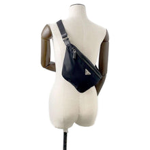 Load image into Gallery viewer, PRADA Re-Nylon Crossbody Bag Black 2VL033 Nylon Leather
