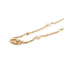 Load image into Gallery viewer, Dior Claire Die Lune Necklace N1033CDLCY_D301 Metal Rhinestone Faux Pearl
