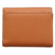 将图像加载到图库查看器中，BURBERRY TB Compact Wallet Warm Russet Brown8049218 Grainy leather
