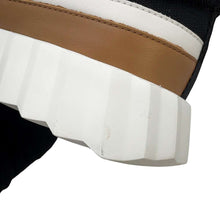 将图像加载到图库查看器中，HERMES Bounce Sneakers Black/Gold/White Knit Calf Leather Chèvre Velour Size 36
