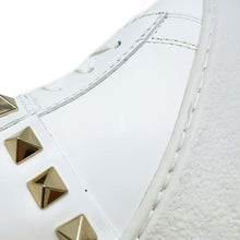 Load image into Gallery viewer, Valentino Garavani Open Disco Rock Studded Wedge Sneakers White 5W2S0HP0BHS_0BO Leather Size 36
