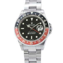 将图像加载到图库查看器中，ROLEX GMT Master II W40mm Stainless Steel Black Dial16710
