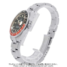 将图像加载到图库查看器中，ROLEX GMT Master II W40mm Stainless Steel Black Dial 16710
