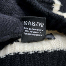 将图像加载到图库查看器中，CHANEL CC Logo KnitHat Black/White Cashmere100%
