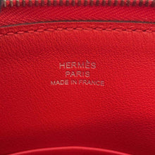 Load image into Gallery viewer, HERMES Carre Pocket Pouch Rouge Cre/Halzan/Rouge Coeur Swift Leather
