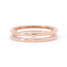 Load image into Gallery viewer, HERMES Arianne ring Size 52/#12 18K Pink Gold
