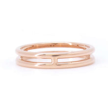 Load image into Gallery viewer, HERMES Arianne ring Size 52/#12 18K Pink Gold
