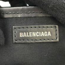 Load image into Gallery viewer, BALENCIAGA Navy Cabas Heart Black / Multi 339933 Canvas Leather Size S
