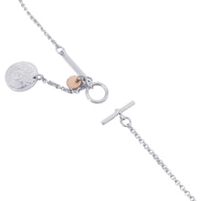 Load image into Gallery viewer, HERMES Ex Libris Necklace Size PM SV925 K18PG
