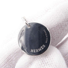 Load image into Gallery viewer, HERMES Ex Libris Necklace Size PM SV925 K18PG
