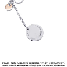 将图像加载到图库查看器中，HERMES Ex Libris Necklace Size PM SV925 K18PG
