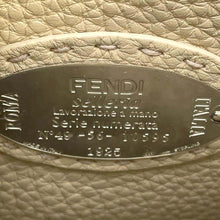 将图像加载到图库查看器中，FENDI Peekaboo Icy You Gray 8BN327 Calf Leather Size Small
