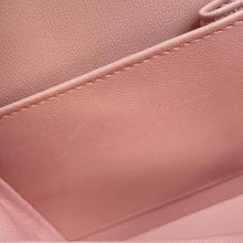 Load image into Gallery viewer, CHANEL Matelasse W Flap ChainShoulder Bag Pink A01113 Caviar Leather Size 23
