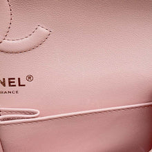 Load image into Gallery viewer, CHANEL Matelasse W Flap ChainShoulder Bag Pink A01113 Caviar Leather Size 23
