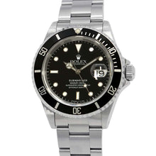 Load image into Gallery viewer, ROLEX Submariner Date W40mm Stainless Steel Black Dial 16610
