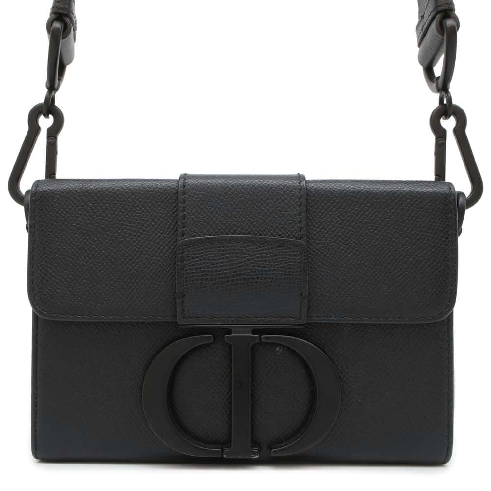 Dior Montaigne30 Shoulder Bag Black M9204SBAV_M989 Leather