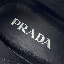 Load image into Gallery viewer, PRADA High cut sneakers Black 4T2596 Leather Rubber Size 7H
