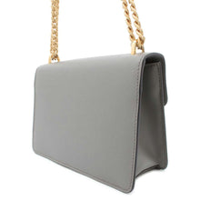 Load image into Gallery viewer, PRADA ChainShoulder Bag Gray 1BD200 Saffiano LeatherLeather
