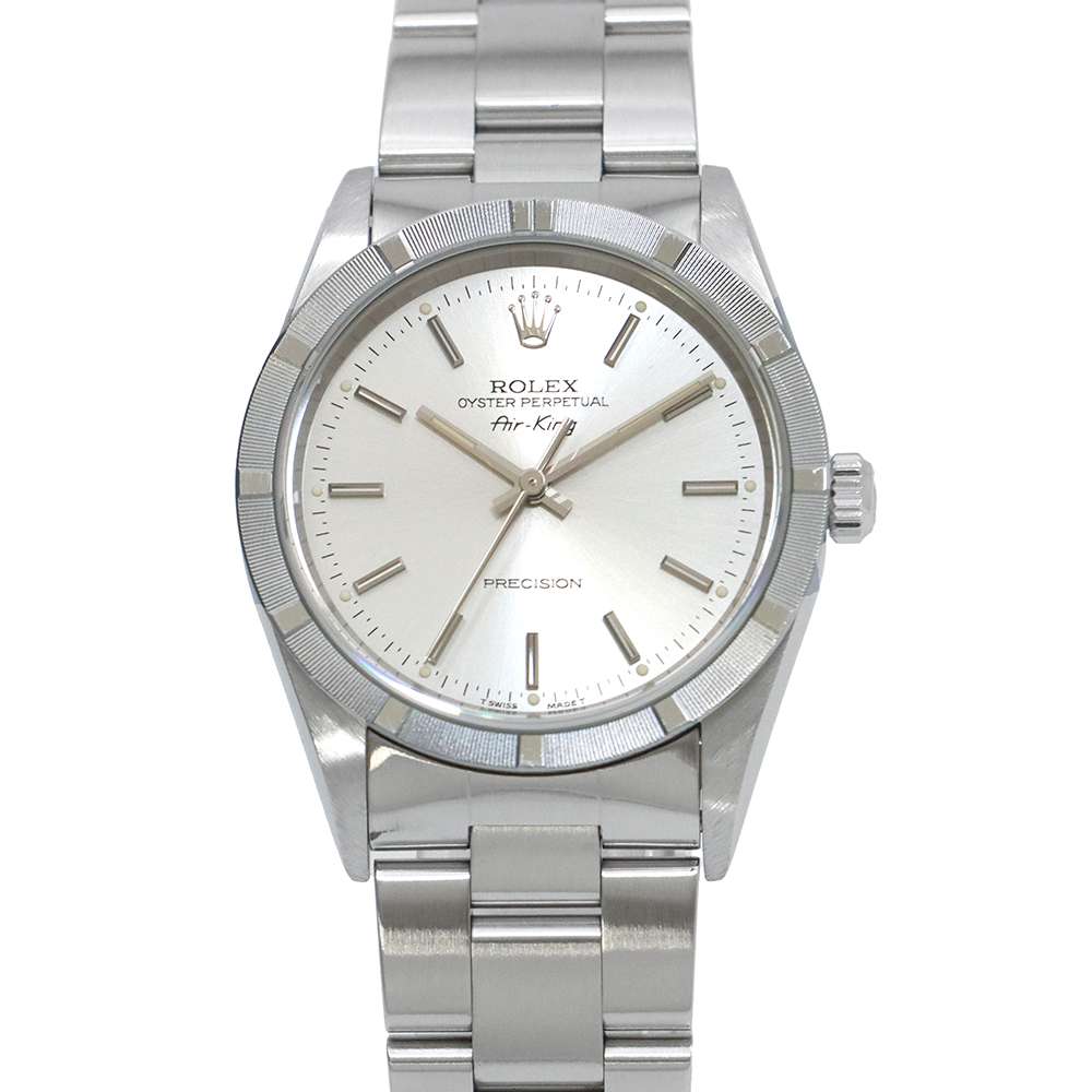 ROLEX Air-King W34mm Stainless Steel Silver Dial 14010