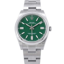 Load image into Gallery viewer, ROLEX Oyster Perpetual W41mm Stainless Steel Green Dial 124300
