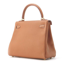 将图像加载到图库查看器中，HERMES Kelly Retourne Gold Togo Leather Size 25
