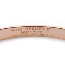 将图像加载到图库查看器中，HERMES Kelly Bracelet PM Size ST 18K Pink Gold
