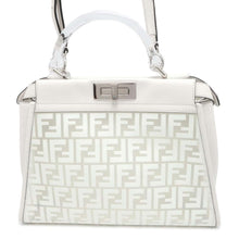 Load image into Gallery viewer, FENDI Peekaboo regular Transparent/White8BN290 Plastics Leather Size Medium
