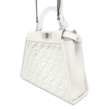 Load image into Gallery viewer, FENDI Peekaboo regular Transparent/White8BN290 Plastics Leather Size Medium
