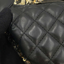 Load image into Gallery viewer, CHANEL Cruise Line Matelasse ChainShoulder Bag Black/Gold Sequins Leather
