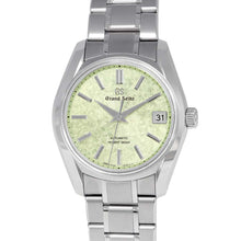 将图像加载到图库查看器中，SEIKO Grand Seiko Heritage Collection Seimei W38mm TI Light Green Dial SBGH343
