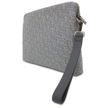 将图像加载到图库查看器中，Dior Oblique Clutch Bag Gray/Silver 2OBCA251YSE Jacquard Leather
