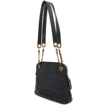 Load image into Gallery viewer, CHANEL WChain One Shoulder Bag Black A08058 Caviar Leather
