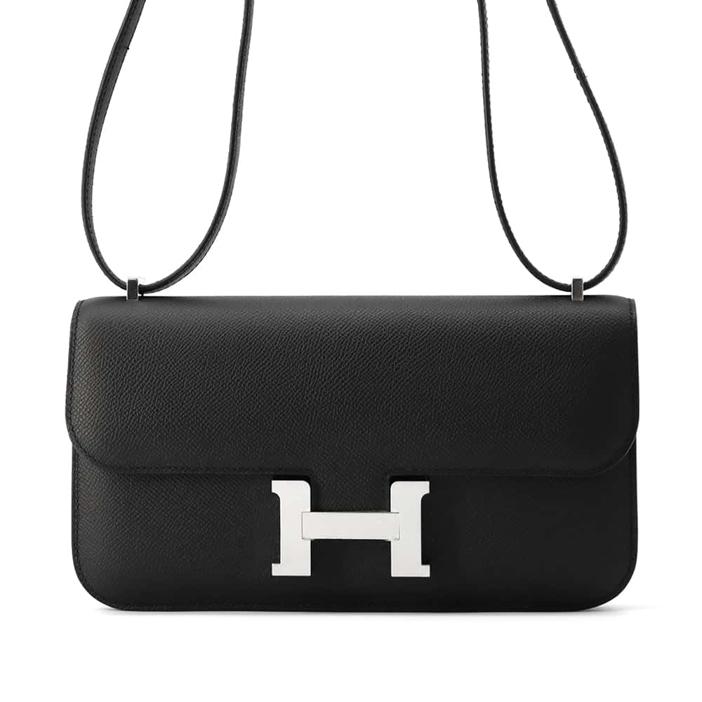 HERMES Constance Elan Miroir Black Epsom