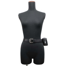 Load image into Gallery viewer, Bottega Veneta Belt INTRECCIATO with leather pouch Size 100 Black709342 Leather
